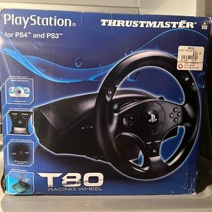 Thrustmaster T80 Racing Wheel with foot pedals for PS4 & PS3
